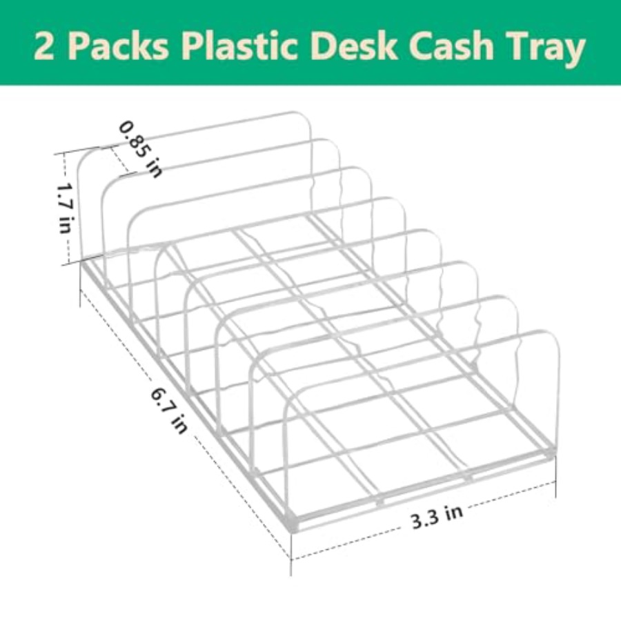 2 Packs Acrylic Mail Organizer - مراجعة Letter Tray Desk وسعره