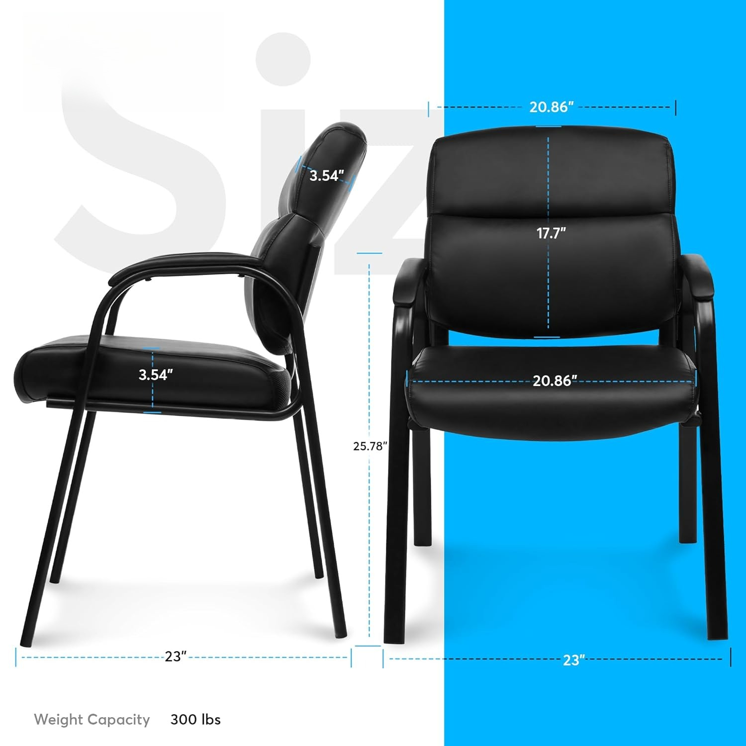 Leather Guest Chair Padded Arm - مراجعة Home Office Guest Room وسعره