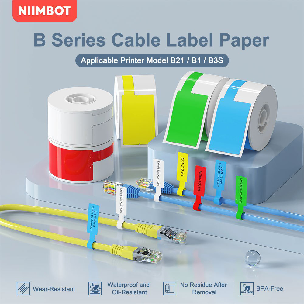 Niimbot Cable Label Portable P - مراجعة Label Maker Machine وسعره