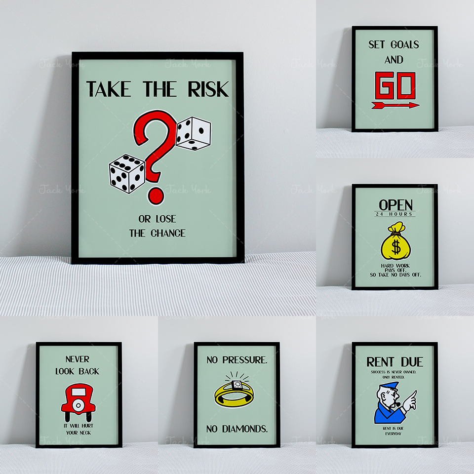 Monopoly Collection Canvas Pai - مراجعة Home Office York وسعره