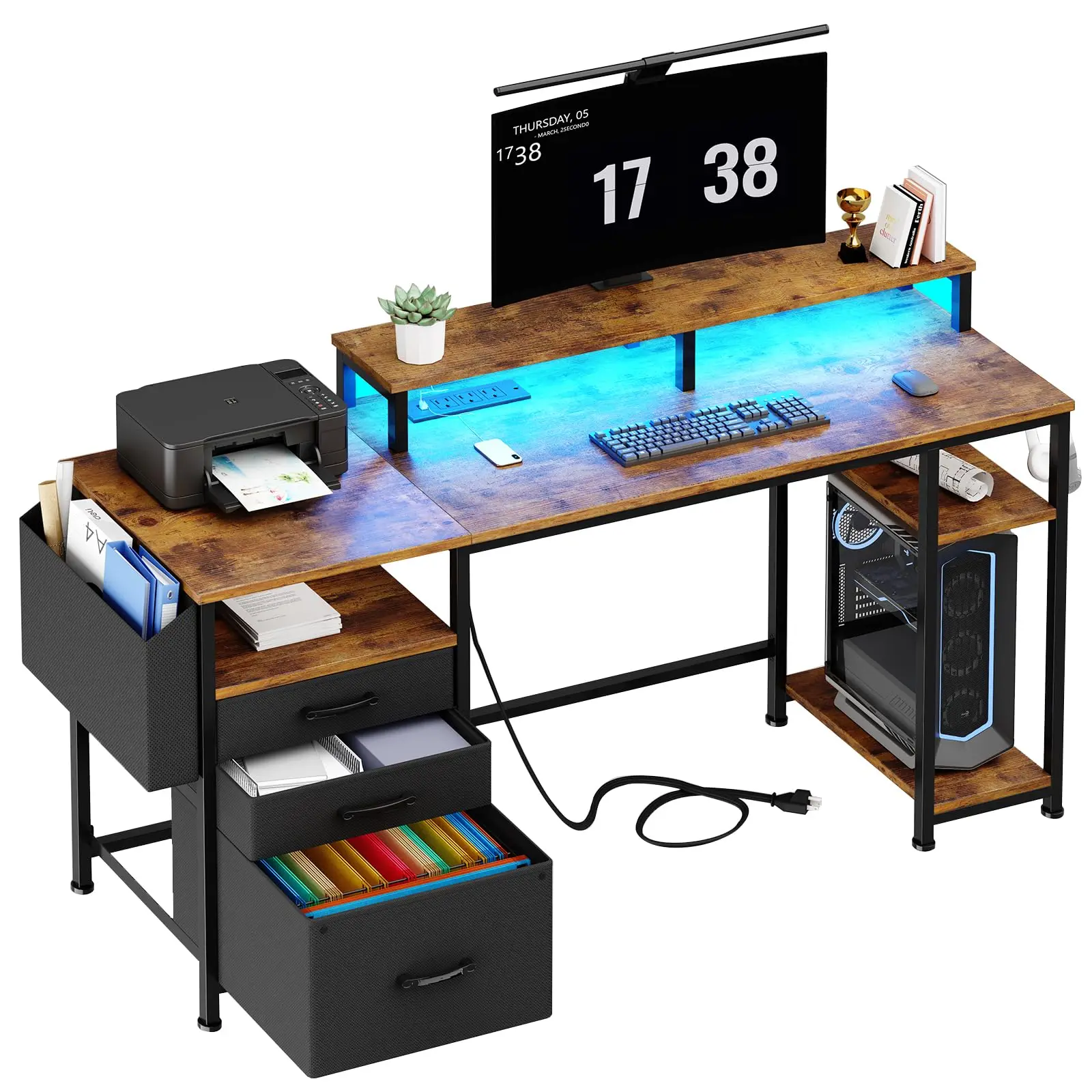 'Hot Sale Computer Desk with L - مراجعة Home Office Amazon وسعره