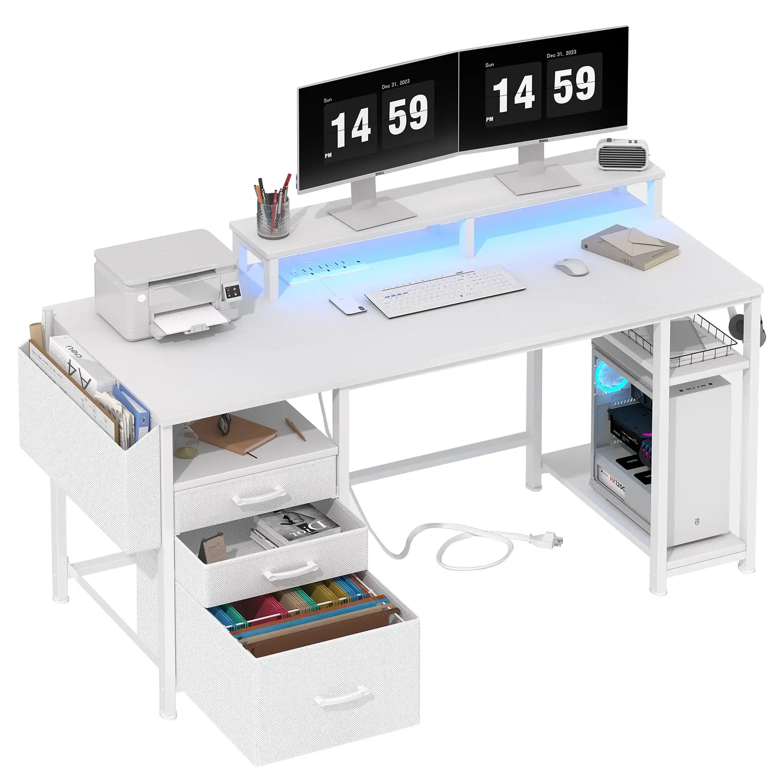 'Hot Sale Computer Desk with L - مراجعة Home Office Amazon وسعره