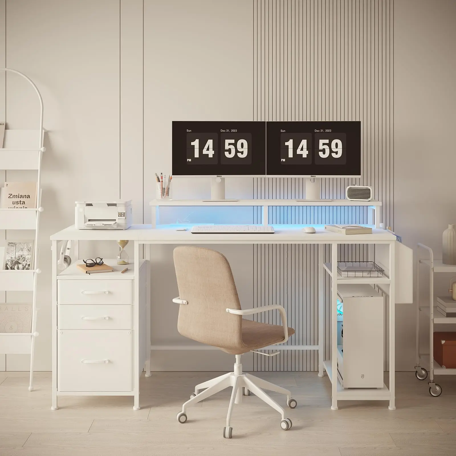 'Hot Sale Computer Desk with L - مراجعة Home Office Amazon وسعره
