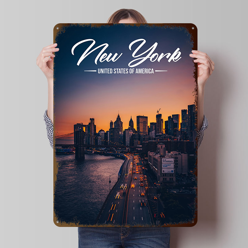 New York Printed Poster Custom - مراجعة Home Office York وسعره