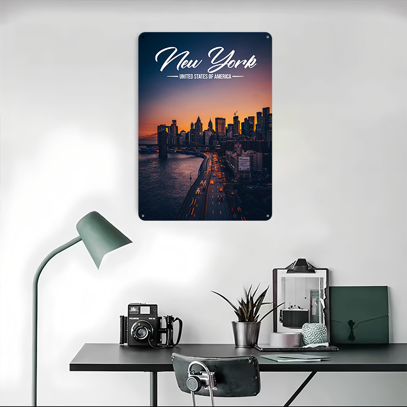 New York Printed Poster Custom - مراجعة Home Office York وسعره