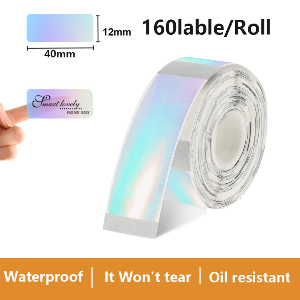 Transparent Label Sticker 12*4 - مراجعة Label Maker Machine وسعره