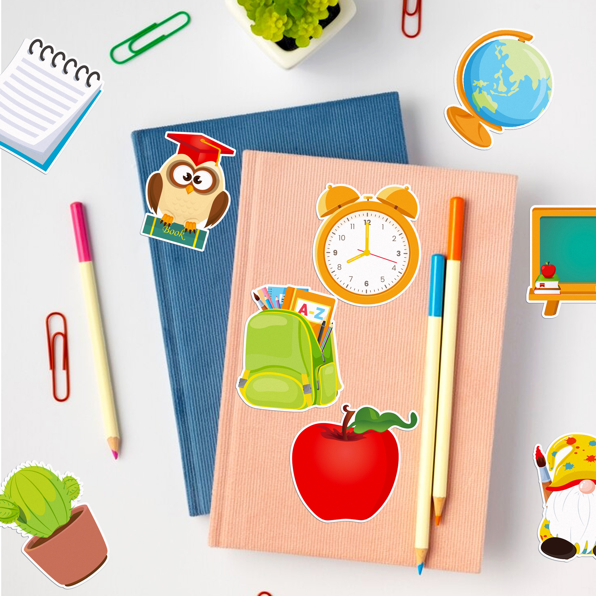 Back to School Theme Self-Adhe - مراجعة Sticky Note Dispenser وسعره