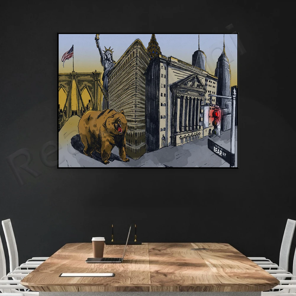 Bear Artwork | New York | Bear - مراجعة Home Office York وسعره