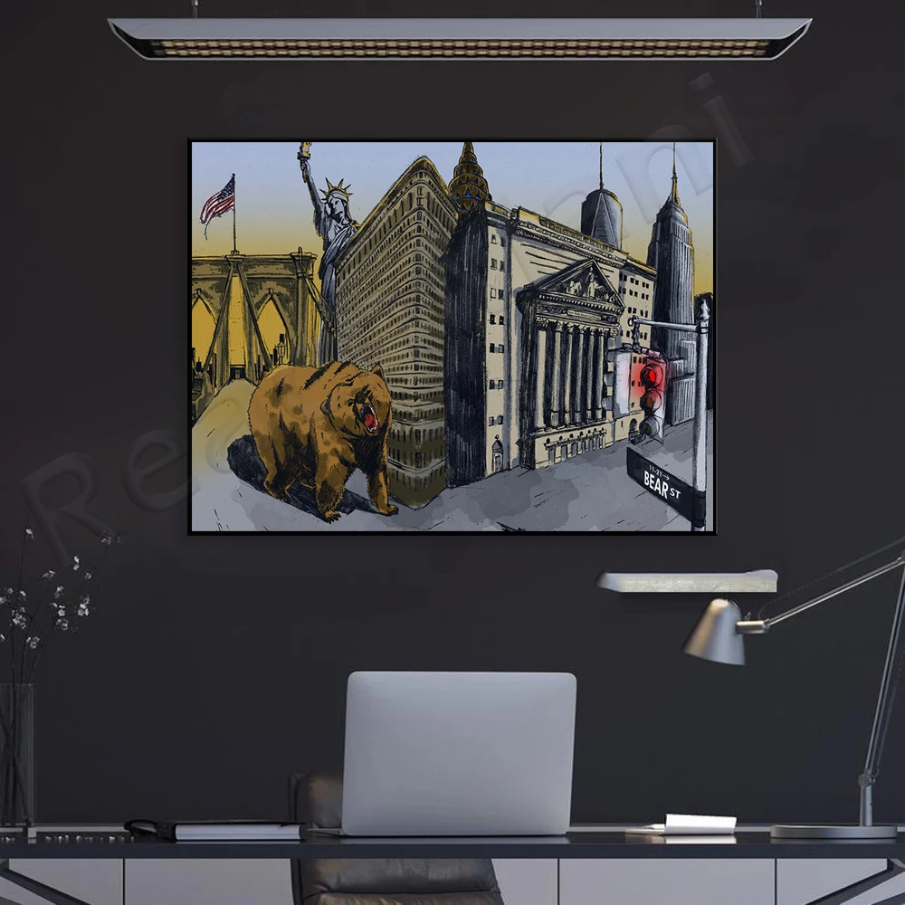Bear Artwork | New York | Bear - مراجعة Home Office York وسعره