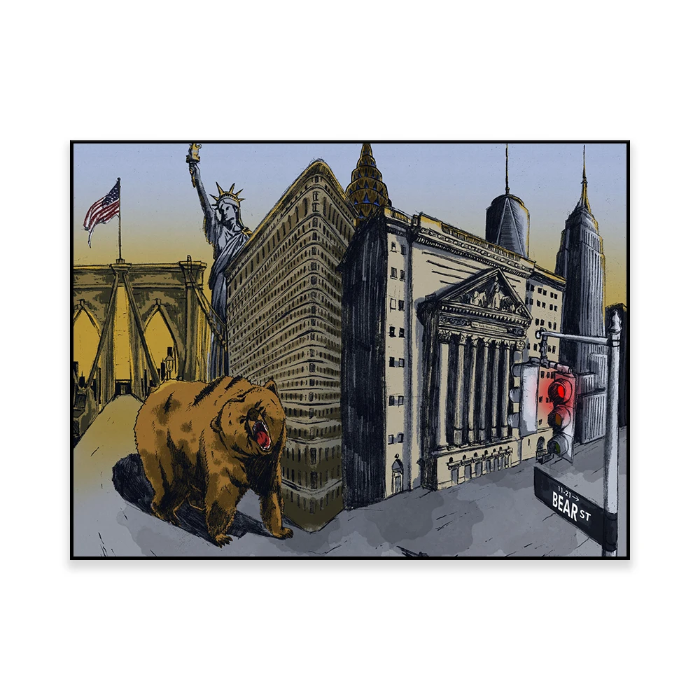 Bear Artwork | New York | Bear - مراجعة Home Office York وسعره