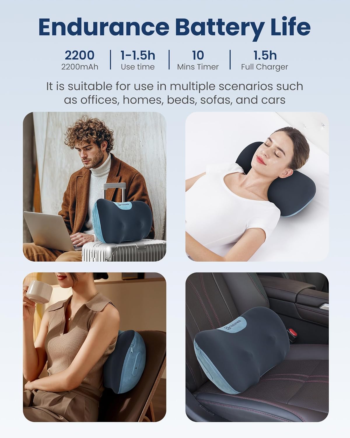 Shiatsu Neck and Back Massager - مراجعة Home Office Alternative وسعره