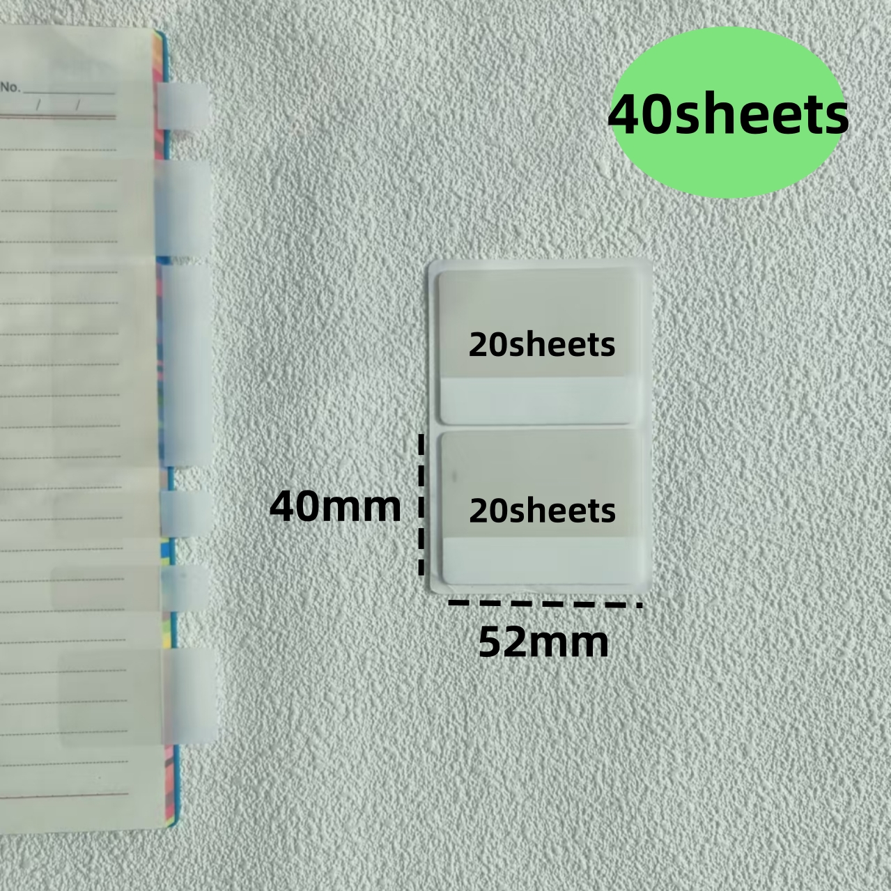 40/80/160 Sheets Transparent S - مراجعة Sticky Note Dispenser وسعره