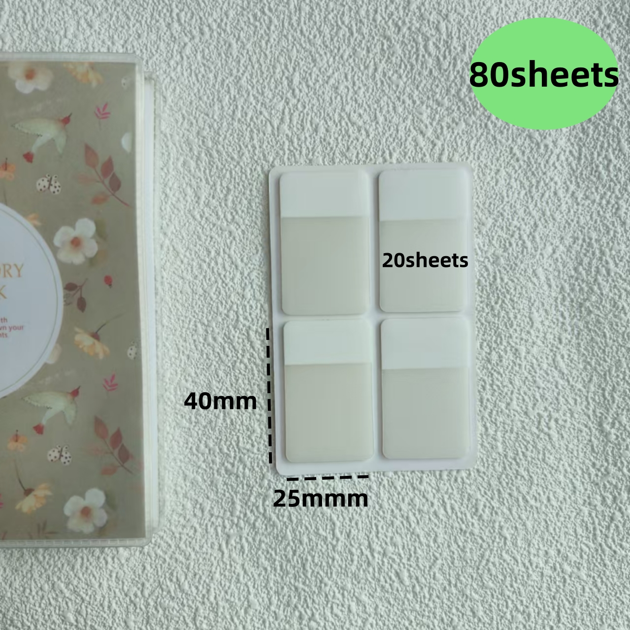 40/80/160 Sheets Transparent S - مراجعة Sticky Note Dispenser وسعره