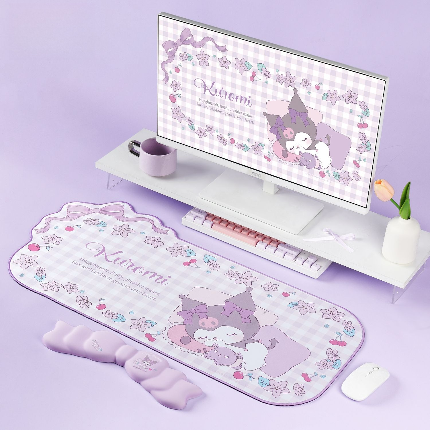 Anime Sanrio Kuromi Hello Kitt - مراجعة Wrist Rest Pad وسعره