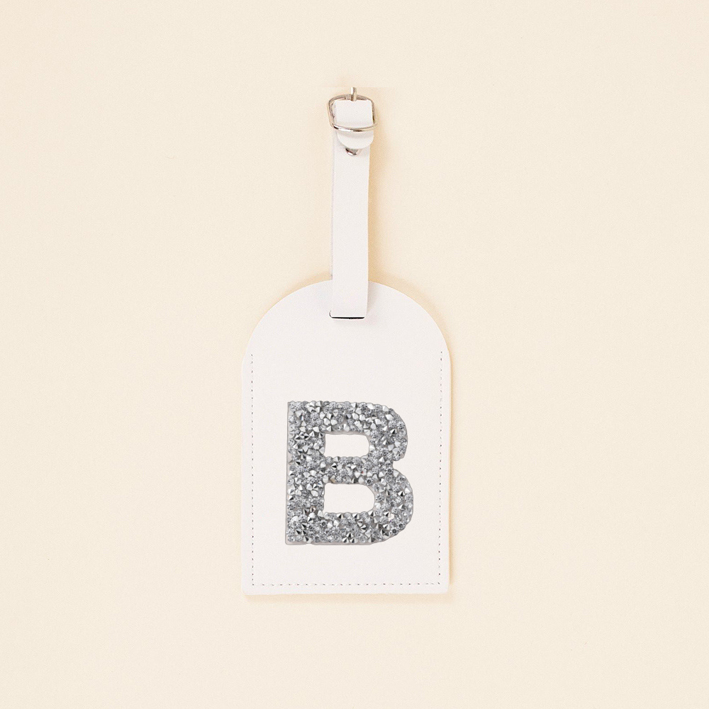 A-Z Rhinestone Monogram Leathe - مراجعة Letter Tray Desk وسعره