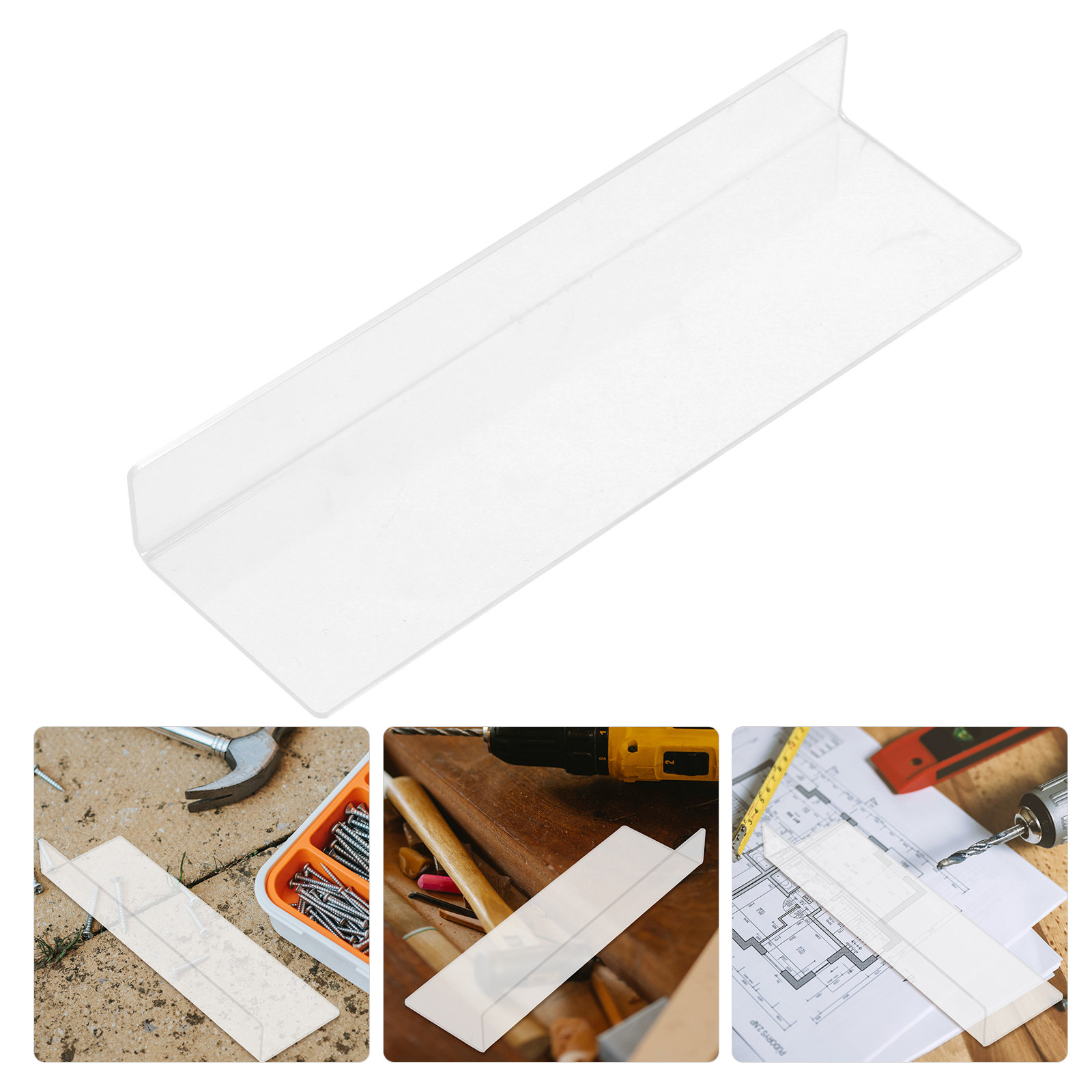 Acrylic Shelf Dividers Transpa - مراجعة Home Office With Library وسعره