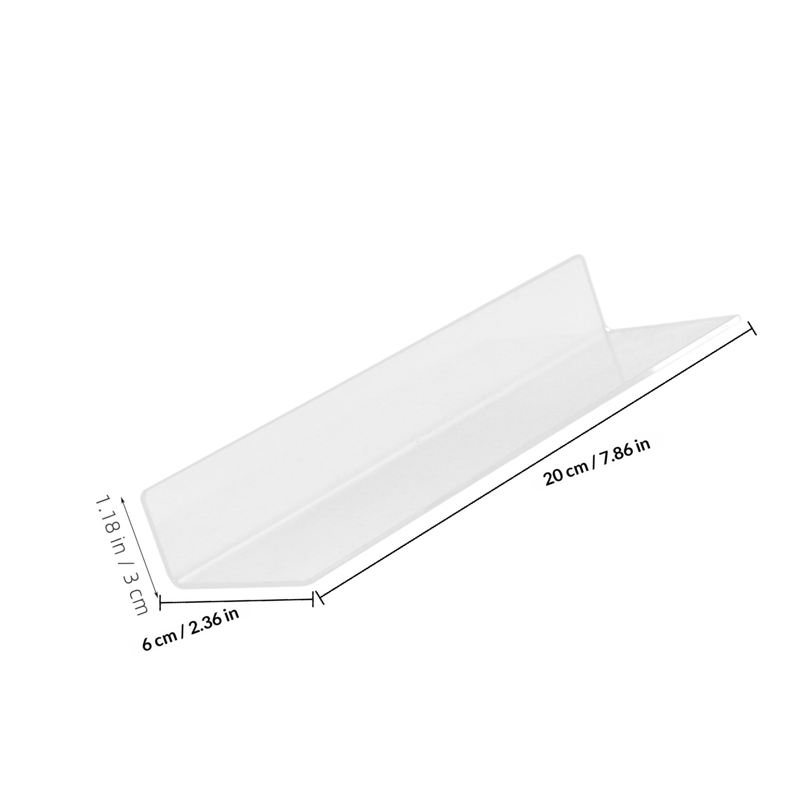 Acrylic Shelf Dividers Transpa - مراجعة Home Office With Library وسعره