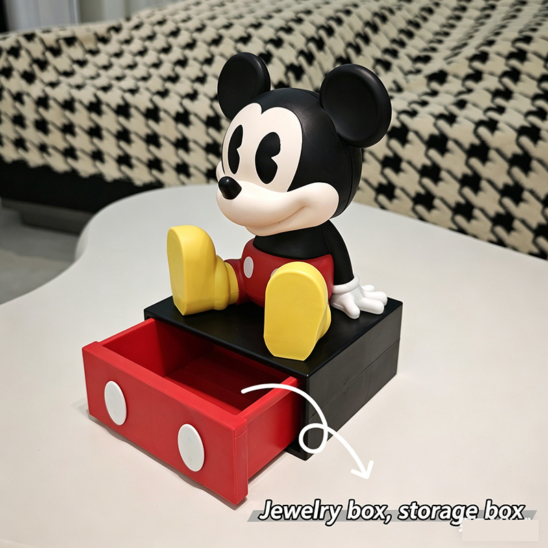 Cute Mouse Drawer Storage Box  - مراجعة Home Office Desk With Drawers وسعره