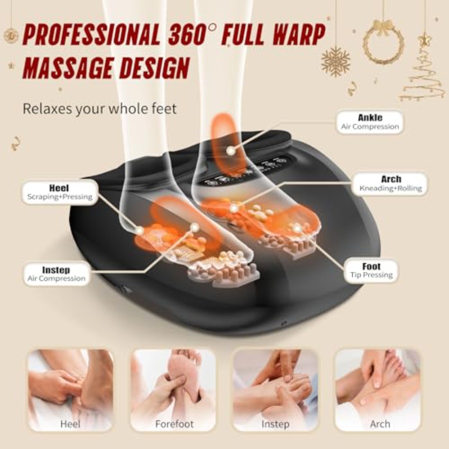 Shiatsu Foot Massager Machine  - مراجعة Home Office Alternative وسعره