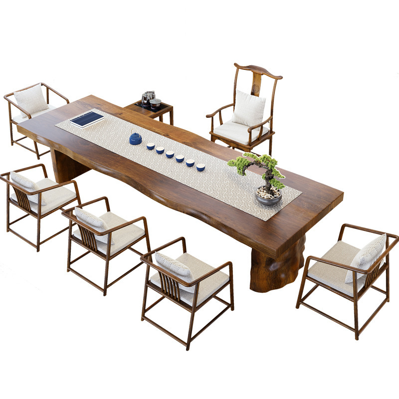 New Chinese solid wood tea tab - مراجعة Home Office Guest Room وسعره