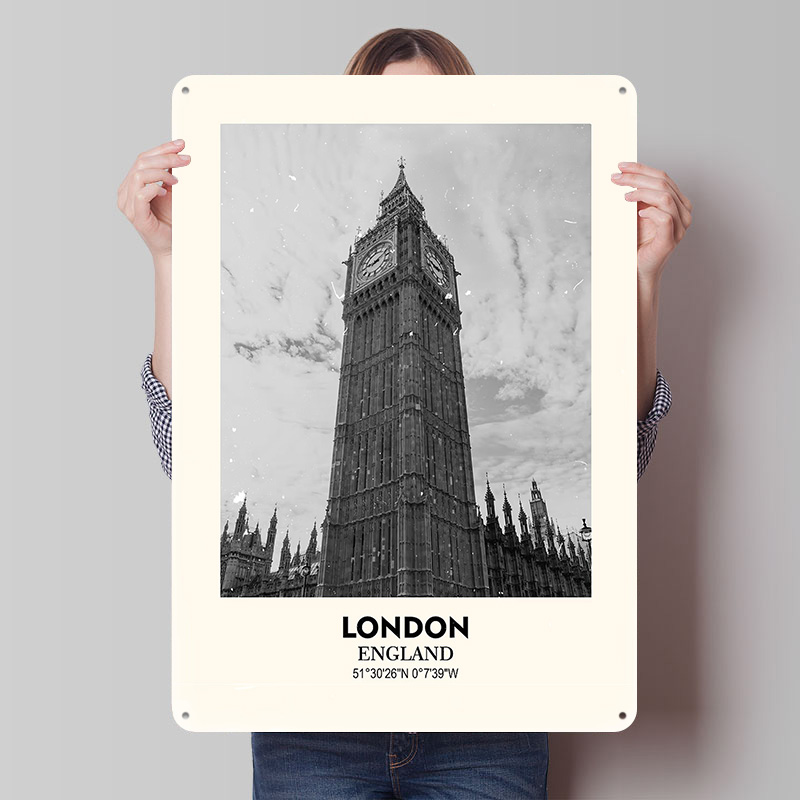 London Big Ben Printed Poster  - مراجعة Home Office Of London وسعره