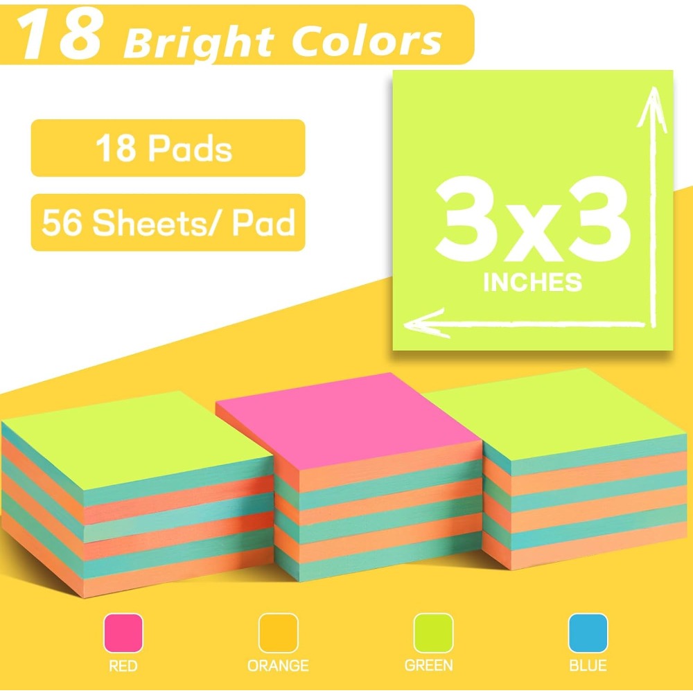 (18 Pads) Pop Up Sticky Notes  - مراجعة Home Office Alternative وسعره