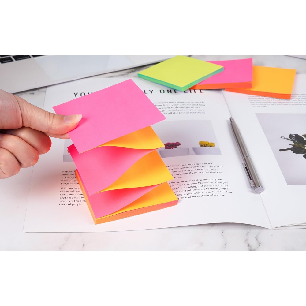 (18 Pads) Pop Up Sticky Notes  - مراجعة Home Office Alternative وسعره
