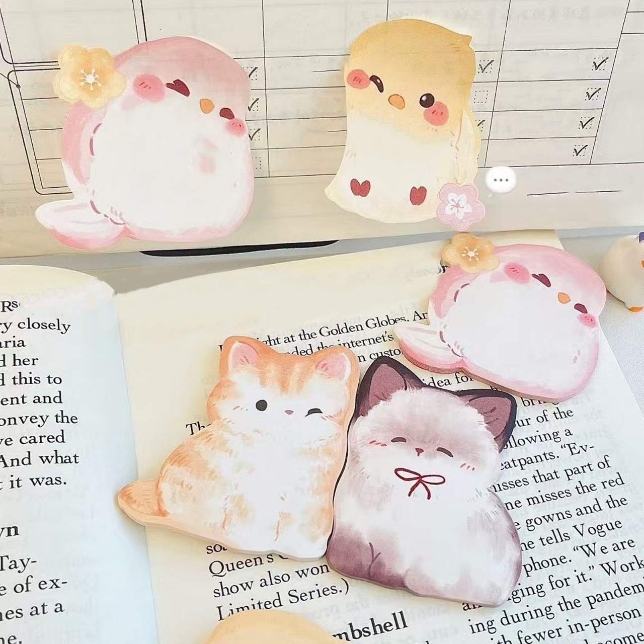 20 Sheets Cute Cartoon Animal  - مراجعة Sticky Note Dispenser وسعره
