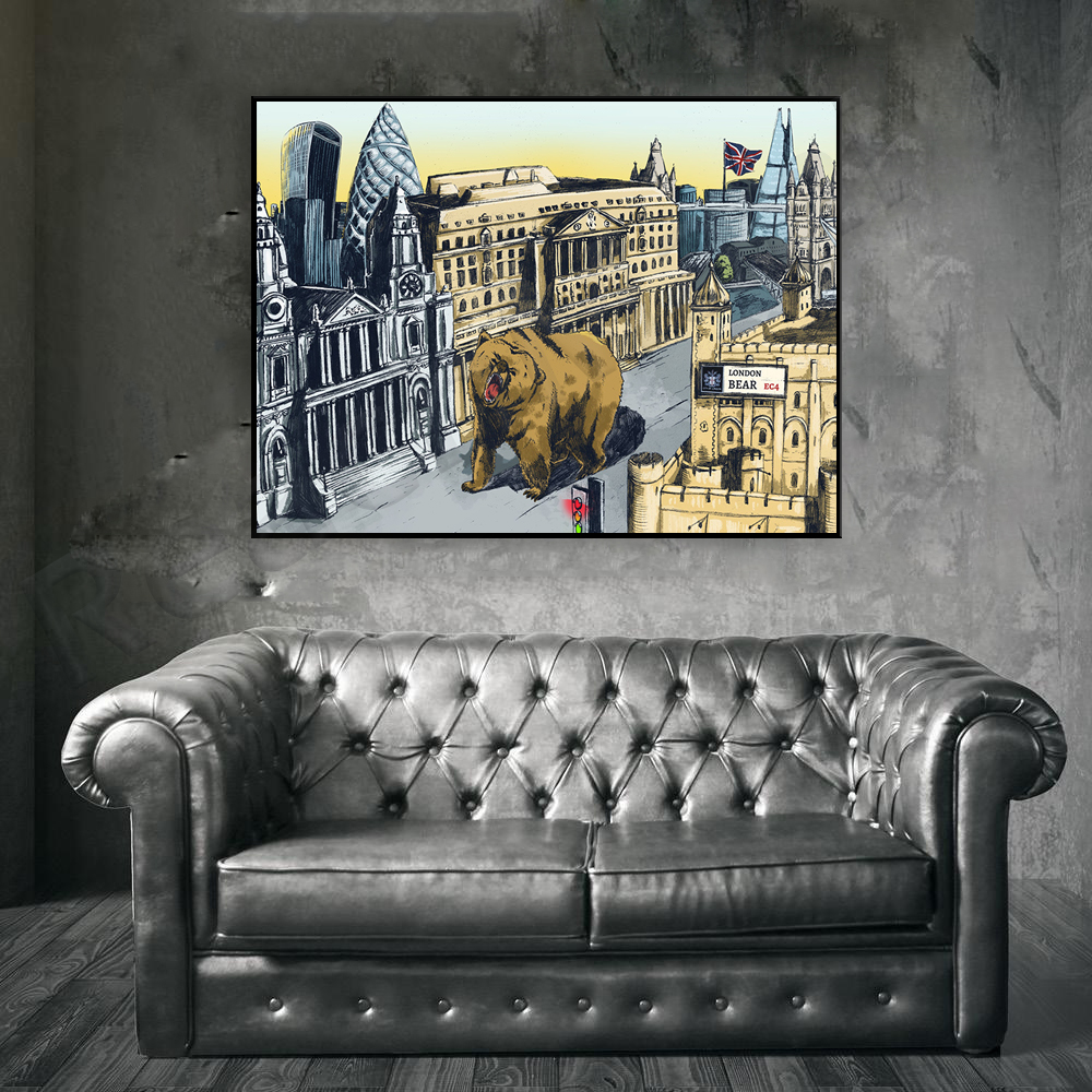 Stock Market Poster | The City - مراجعة Home Office Of London وسعره