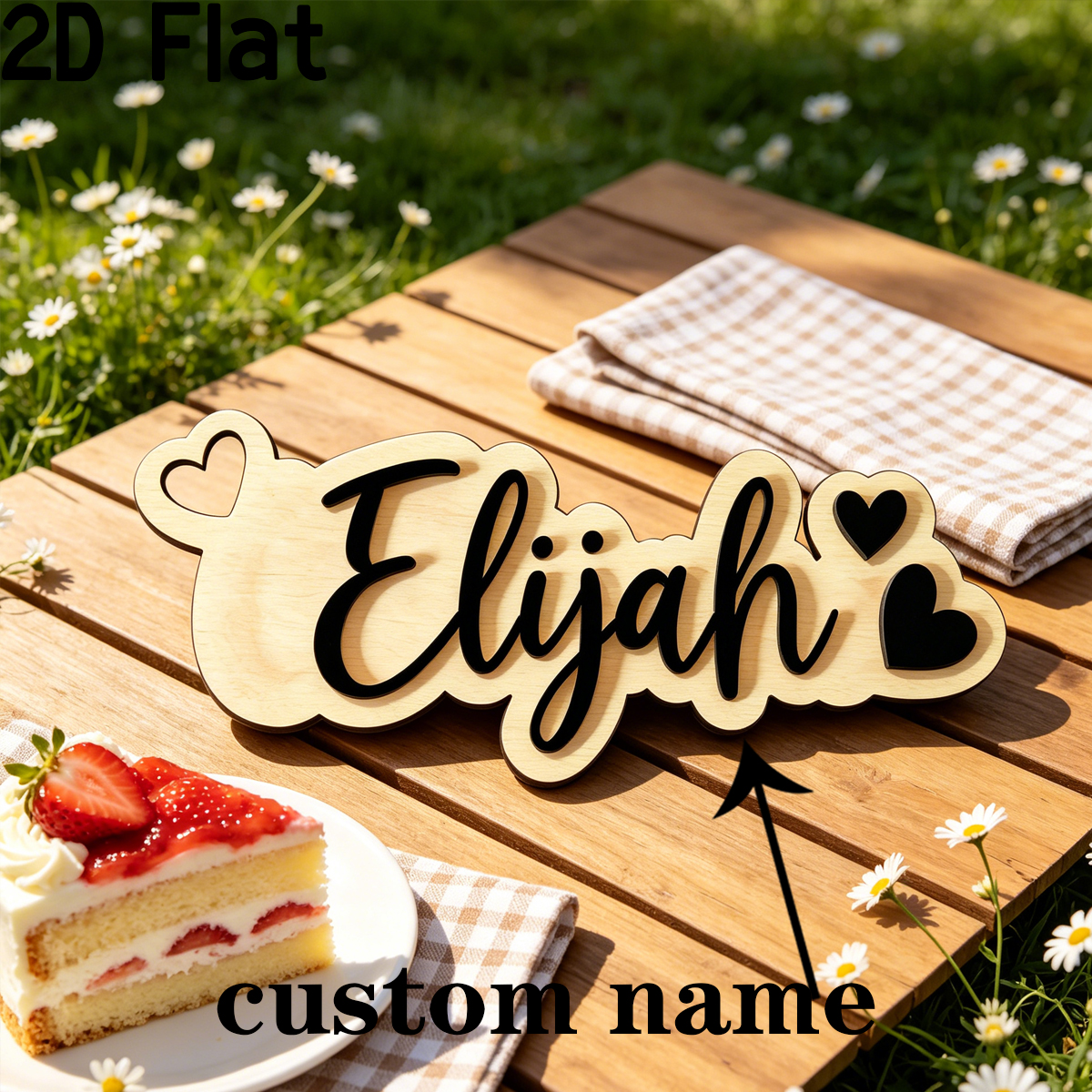 1Pc Custom Love Decor Wooden A - مراجعة Home Office Gifts وسعره