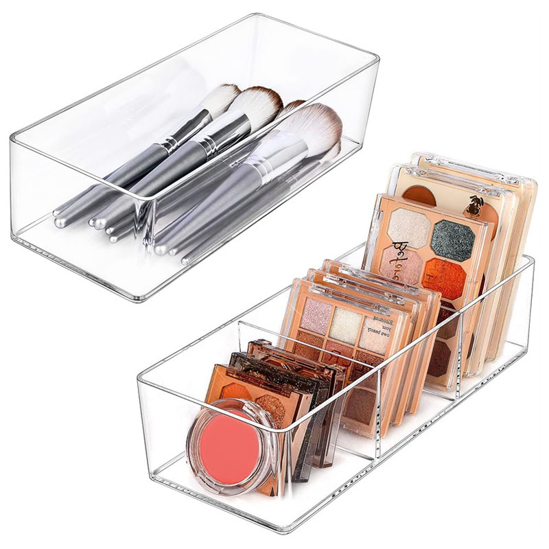 Acrylic Cosmetics Storage Box  - مراجعة Home Office Desk With Drawers وسعره