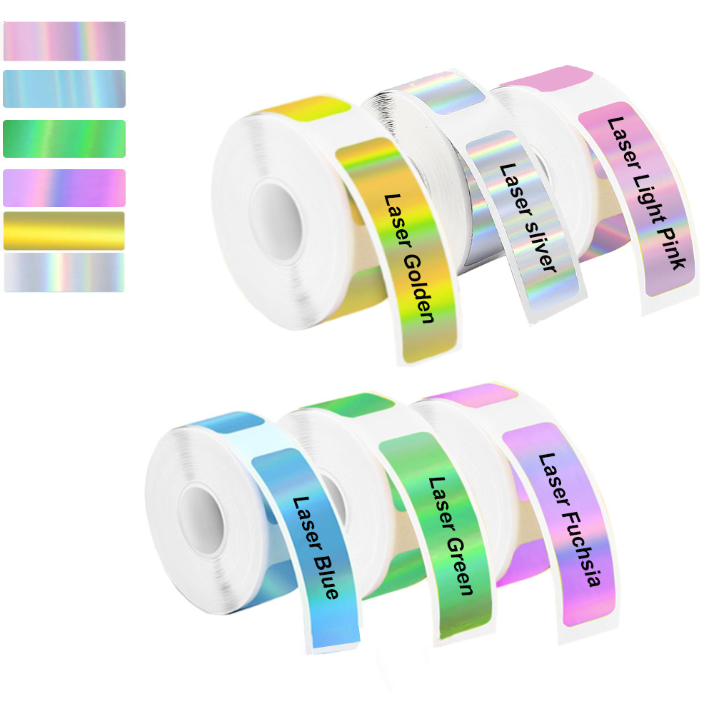 2 Roll 12*40mm Holographic Lab - مراجعة Label Maker Machine وسعره