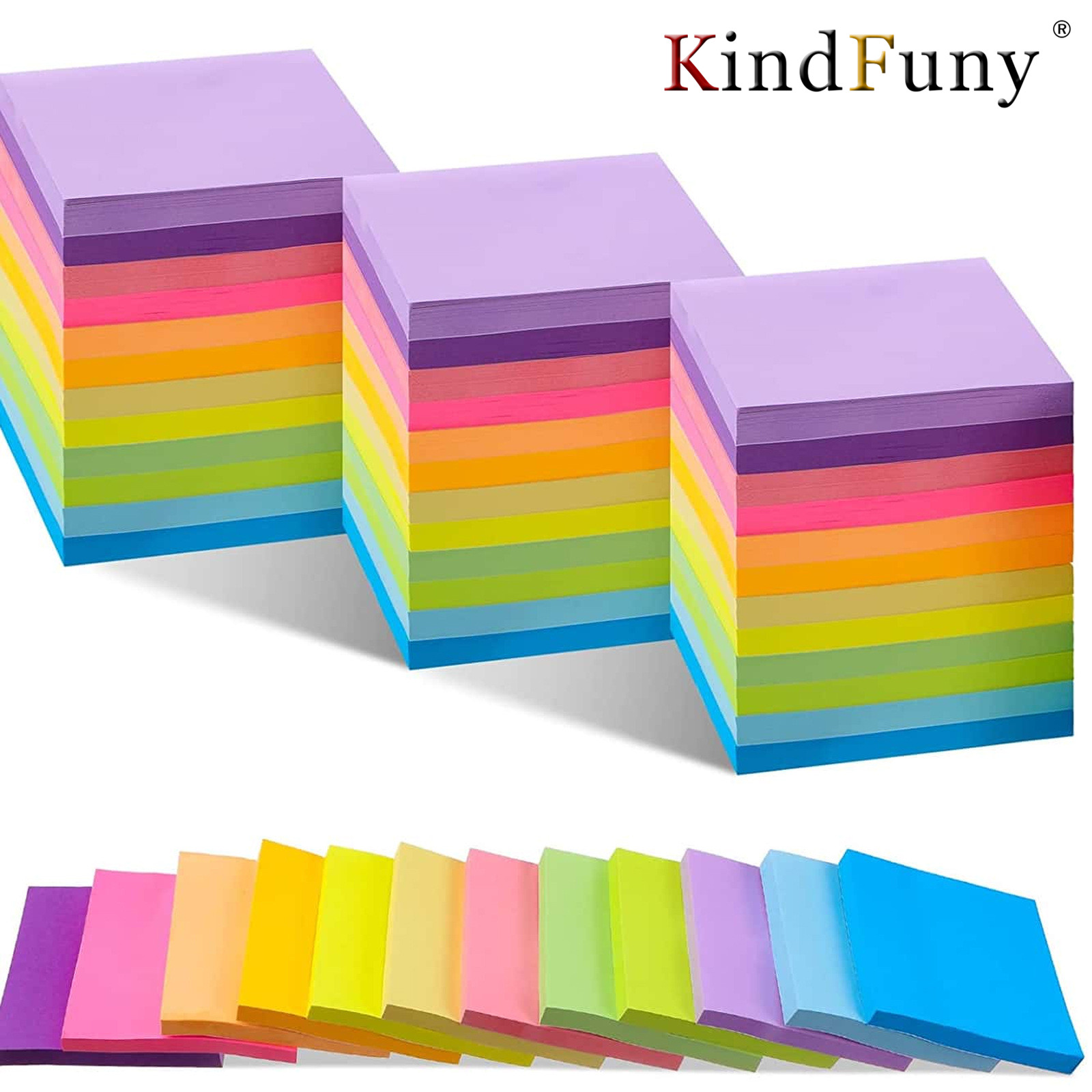 6 Pcs Fluorescent color 3*3inc - مراجعة Sticky Note Dispenser وسعره