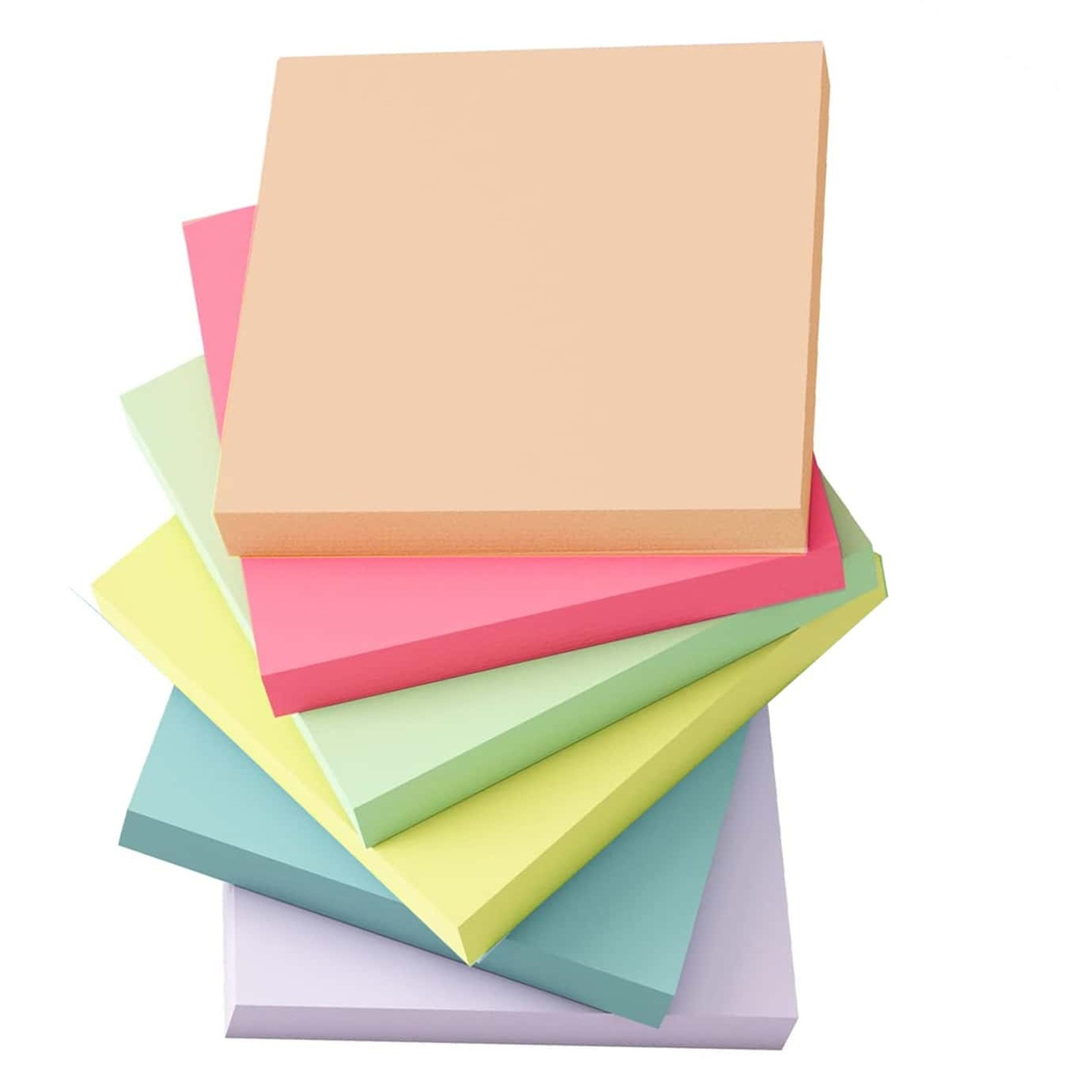 6 Pcs Fluorescent color 3*3inc - مراجعة Sticky Note Dispenser وسعره
