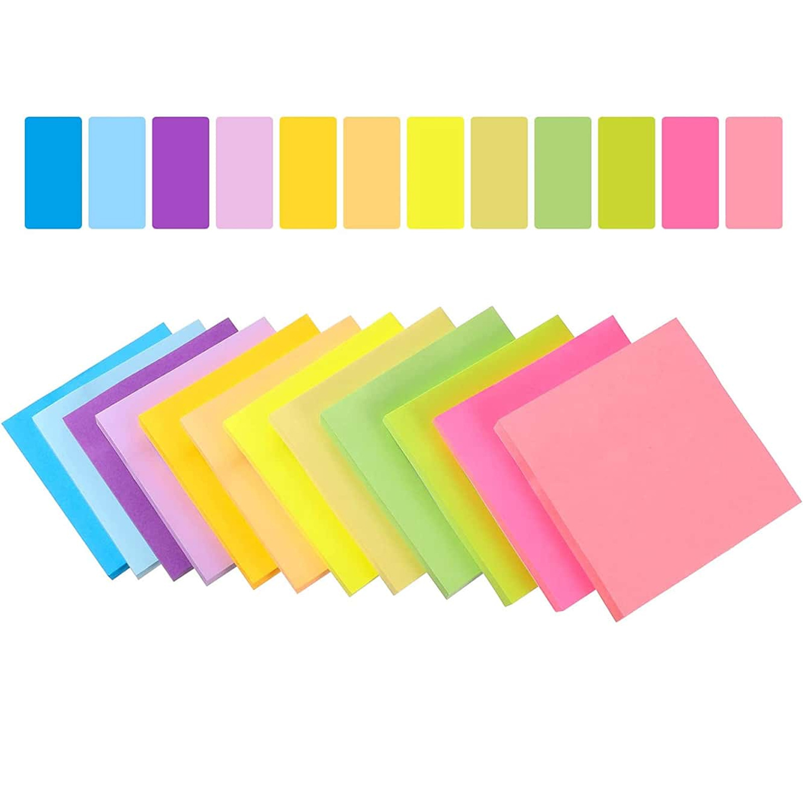 6 Pcs Fluorescent color 3*3inc - مراجعة Sticky Note Dispenser وسعره