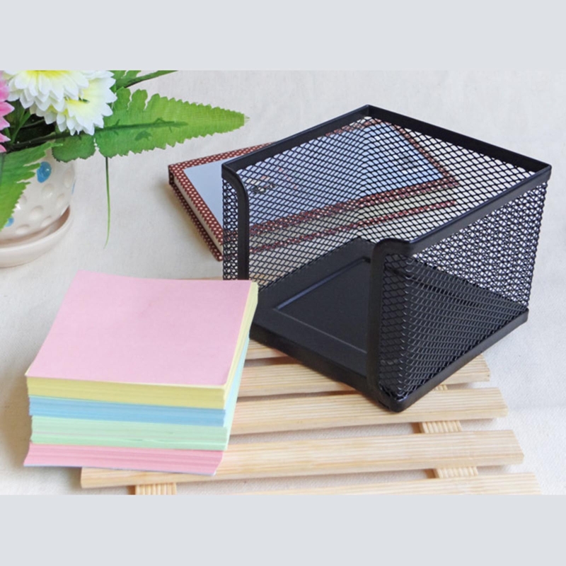 Black Mesh Paper Cube Mini Mem - مراجعة Sticky Note Dispenser وسعره