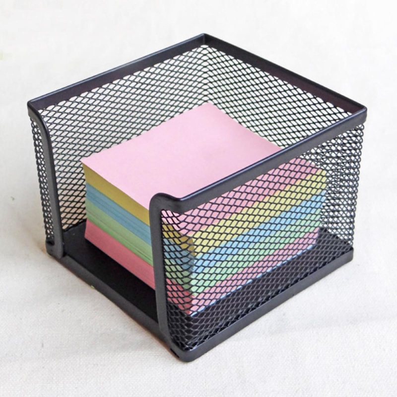 Black Mesh Paper Cube Mini Mem - مراجعة Sticky Note Dispenser وسعره