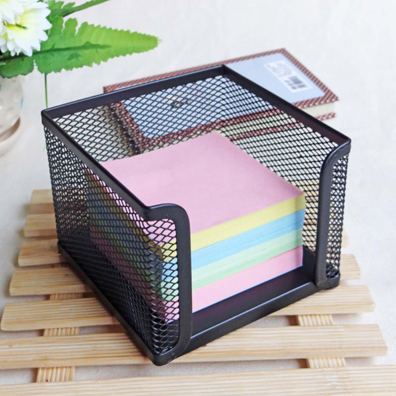 Black Mesh Paper Cube Mini Mem - مراجعة Sticky Note Dispenser وسعره