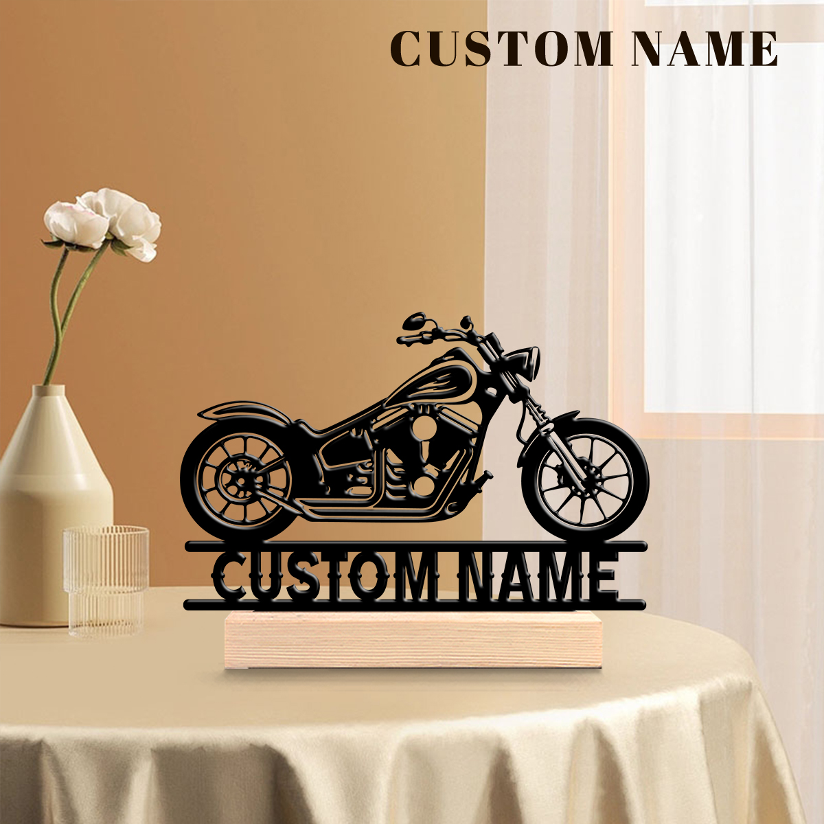 1Pc Csutom Name Road Motorbike - مراجعة Home Office Gifts وسعره