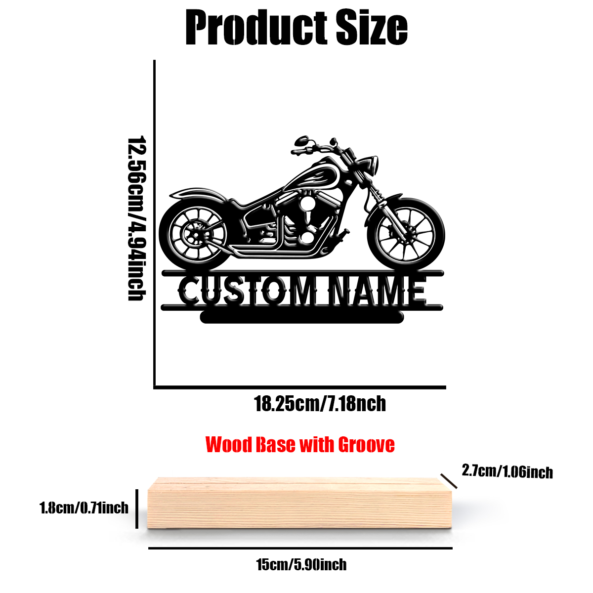 1Pc Csutom Name Road Motorbike - مراجعة Home Office Gifts وسعره