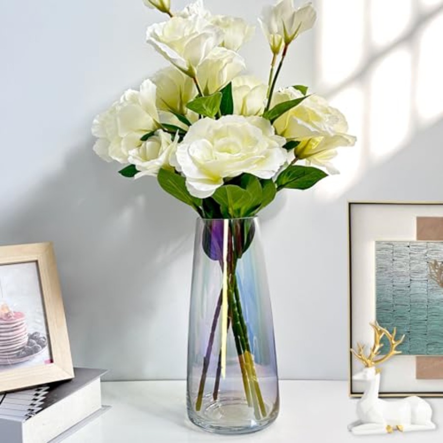 Flower Vase Modern Home Decor  - مراجعة Home Office With Library وسعره