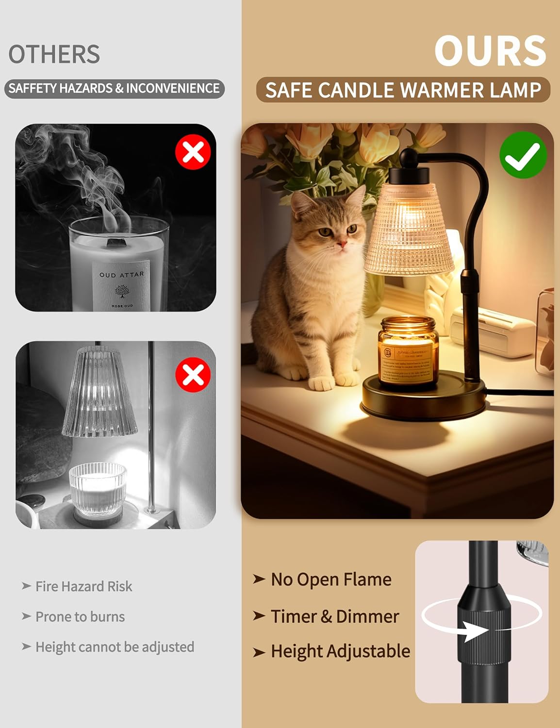 Candle Warmer Lamp for Jar Can - مراجعة Home Office Gifts وسعره